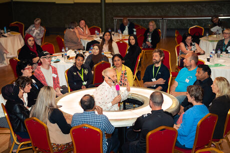 Talking Society session, community roundtable discussion